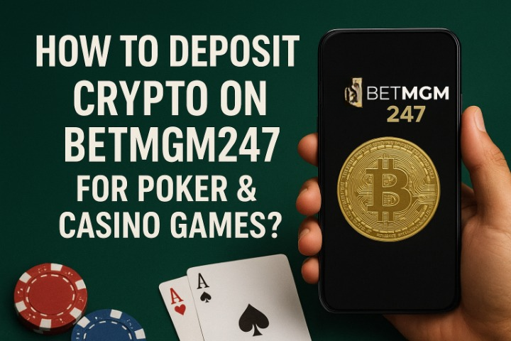 How to Deposit Crypto on BetMGM247 for Poker & Casino Games?